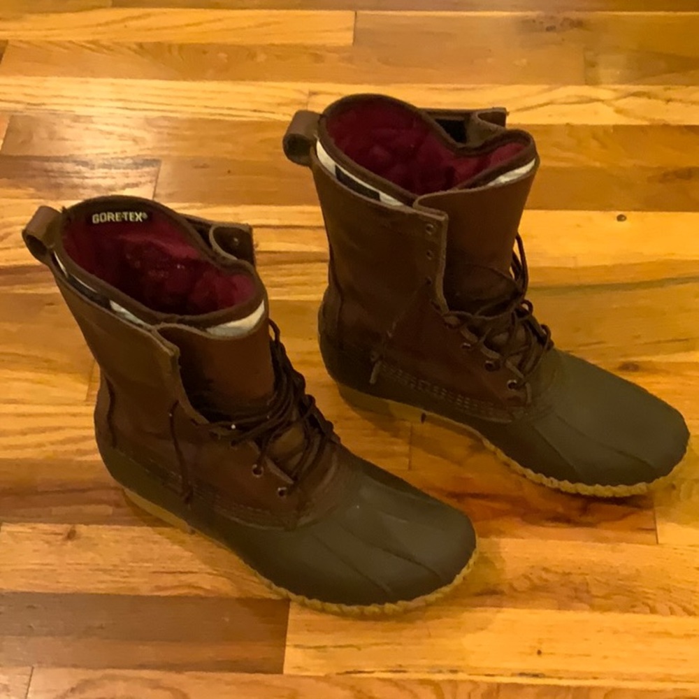 LL. Bean Maine Hunting Shoe Gore Tex Thinsulate Sz 9-9.5